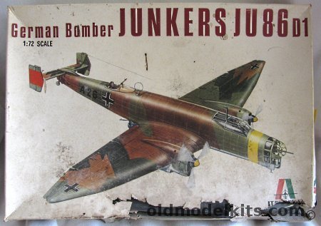 Italaerei 1/72 Junkers Ju-86 D1 - Spanish Civil war or Luftwaffe, 114 plastic model kit